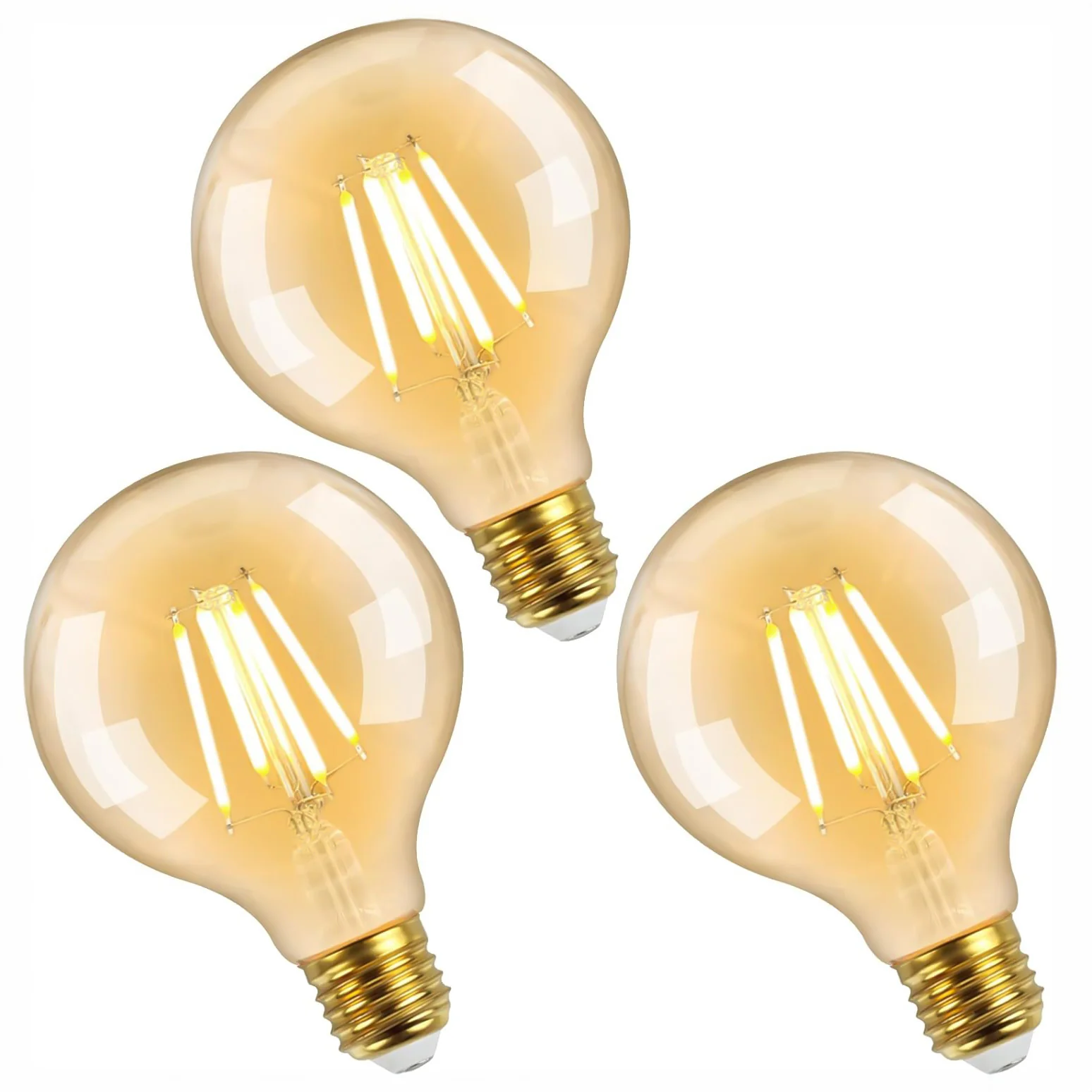 طقم لمبات ليد ديكور - 3قطع- SHLT358 - Image 1