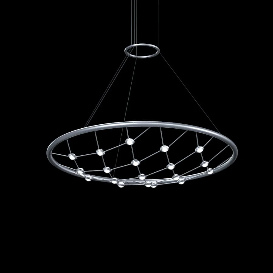 Sonneman Constellation Galaxy Matrix 38" Wide LED Suspension Multi Light Pendant - Image 3