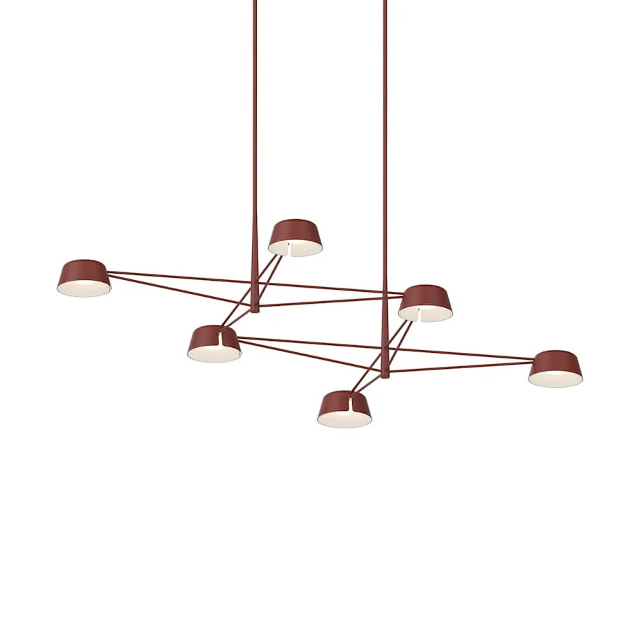 Sonneman Ray 68" Wide LED Linear Chandelier - Image 1