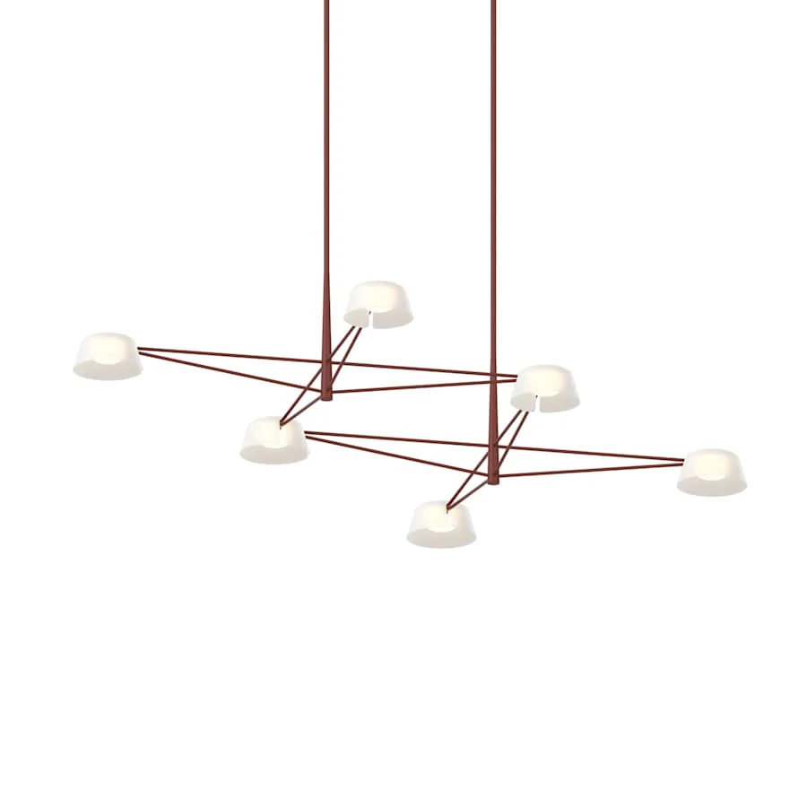 Sonneman Ray 68" Wide LED Linear Chandelier - Image 2