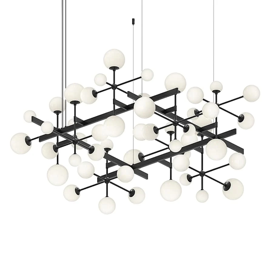 Sonneman Nebula 48 Light 61" Wide LED Abstract Chandelier - Image 1