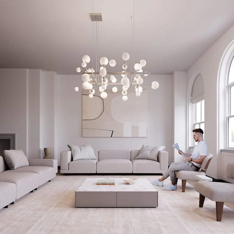 Sonneman Nebula 61" Wide Chandelier - Image 3