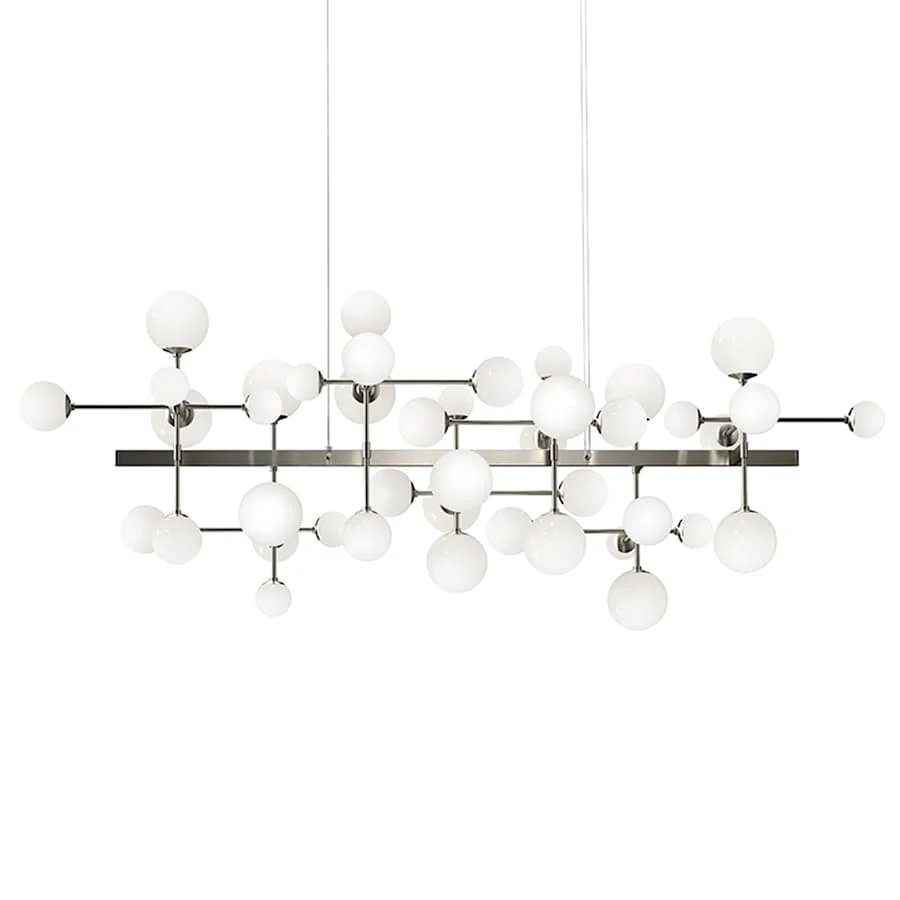 Sonneman Nebula 42 Light 69″ Wide LED Abstract Chandelier