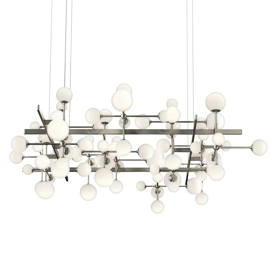 Sonneman Nebula 80" Wide Chandelier - Image 1