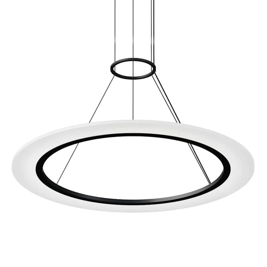 Sonneman Arctic Rings 31" Wide LED Suspension Pendant - Image 1
