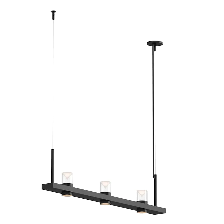Sonneman Intervals 49" Wide Pillar Candle Linear Chandelier - Image 2
