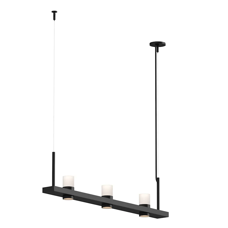 Sonneman Intervals 49" Wide Pillar Candle Linear Chandelier - Image 3