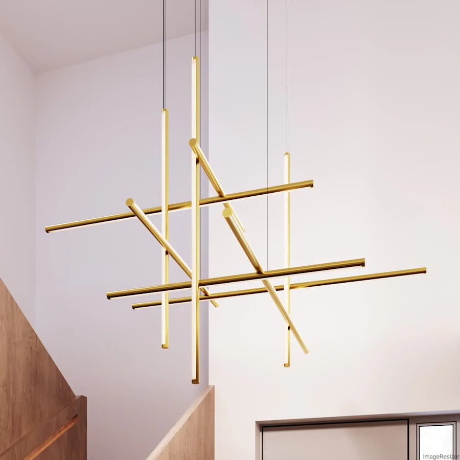 Sonneman Labyrinth 61" Wide LED Abstract Chandelier - Image 2