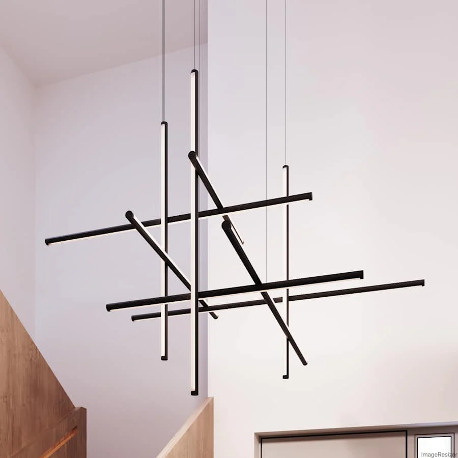 Sonneman Labyrinth 61" Wide LED Abstract Chandelier - Image 3