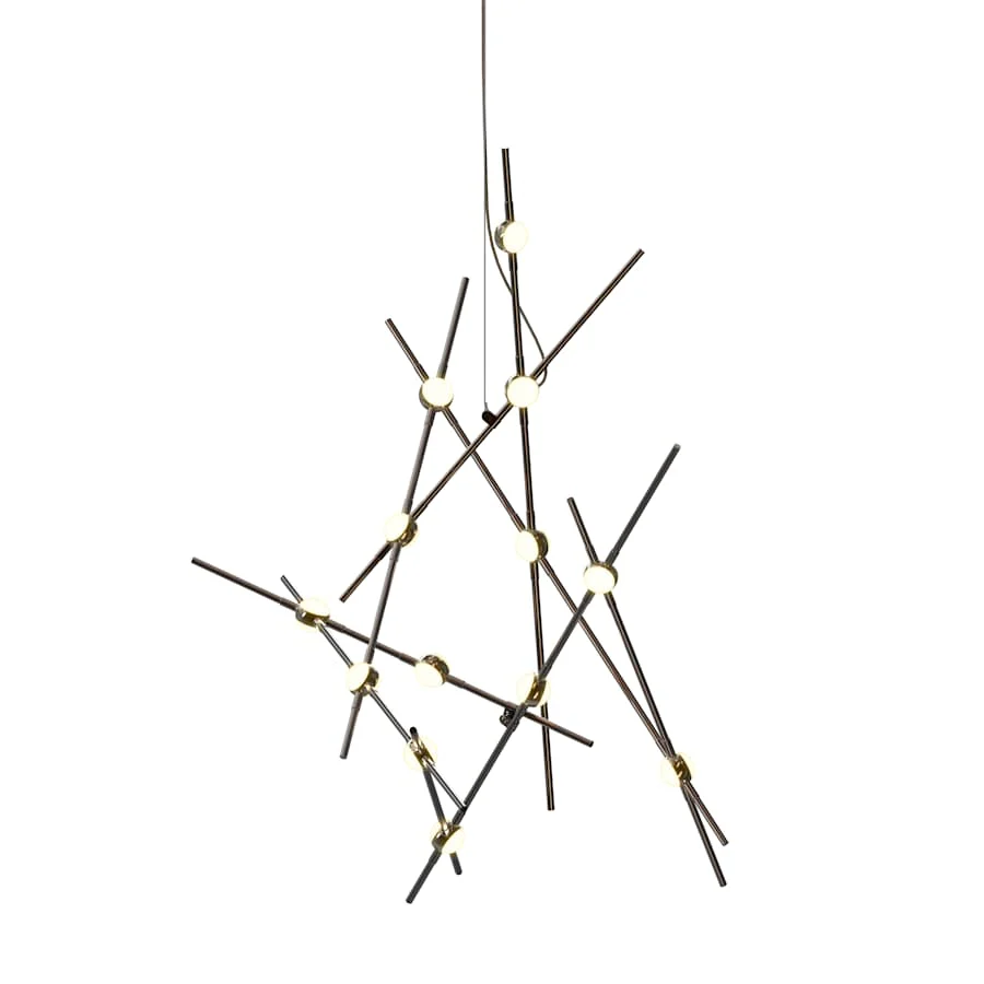 Sonneman Constellation 26" Wide Abstract Chandelier - Image 2