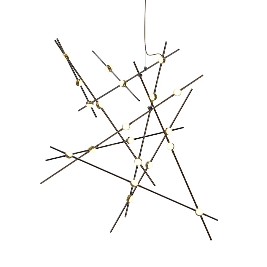 Sonneman Constellation 38" Wide Abstract Chandelier - Image 2