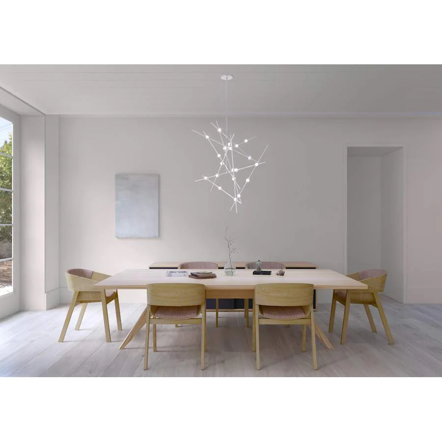 Sonneman Constellation Aquila Major 20 Light 37" Wide LED Abstract Pendant with White Acrylic Shades - Image 2