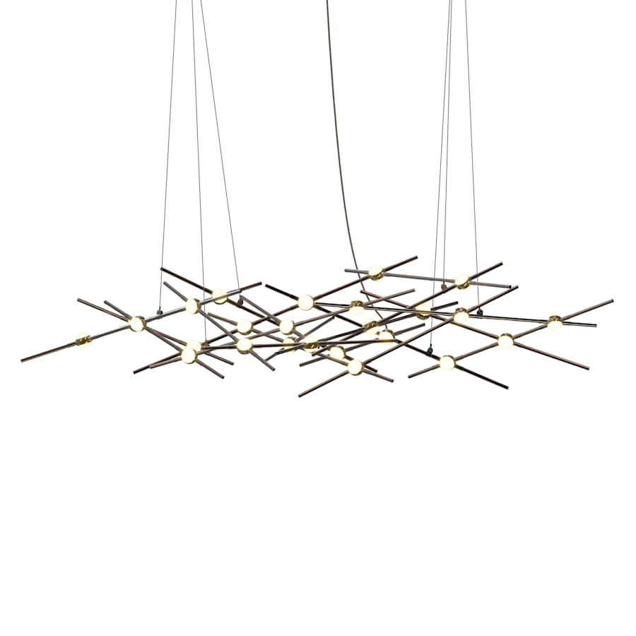Sonneman Constellation 55" Wide Abstract Chandelier - Image 2