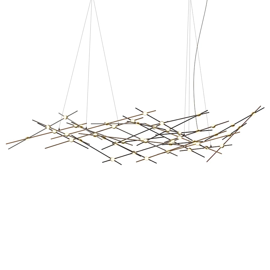 Sonneman Constellation 93" Wide Abstract Chandelier - Image 1