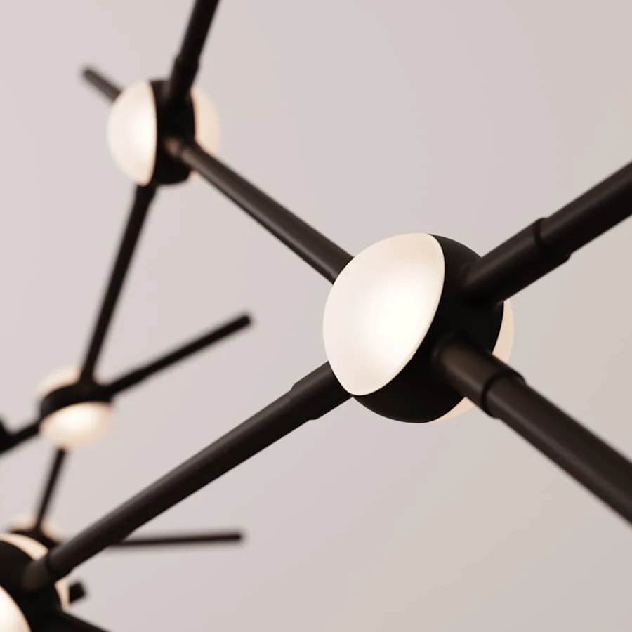 Sonneman Constellation 93" Wide Abstract Chandelier - Image 3