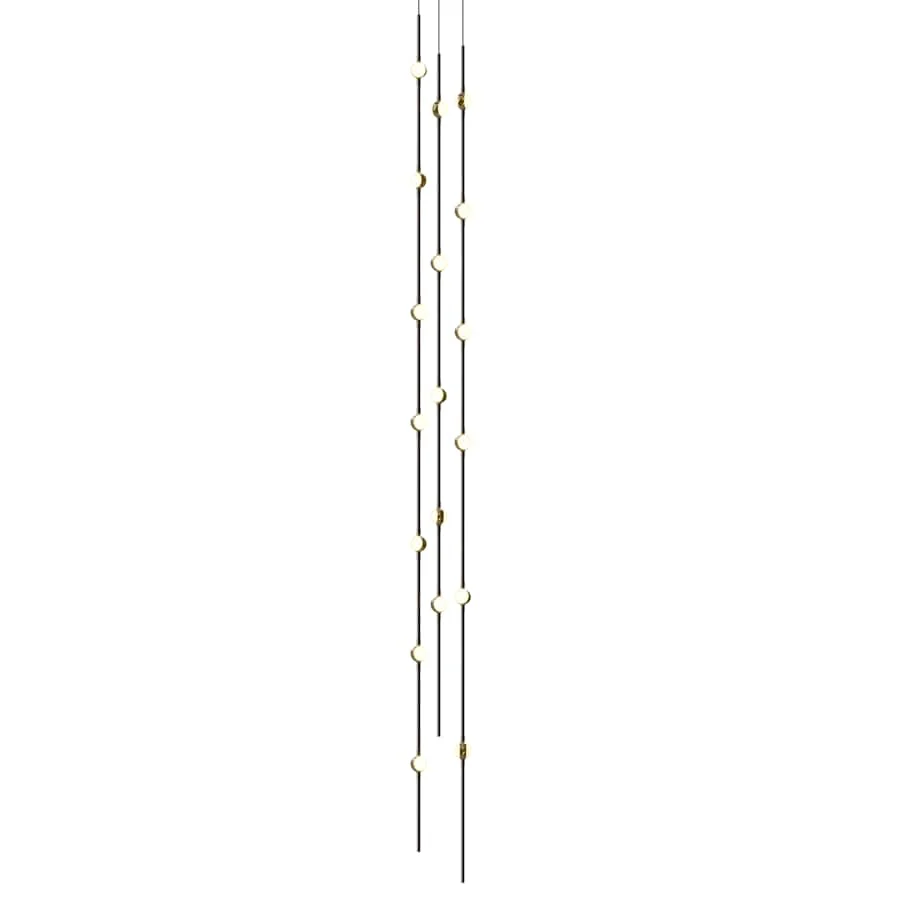 Sonneman Constellation 6" Wide Beaded Chandelier - Image 1