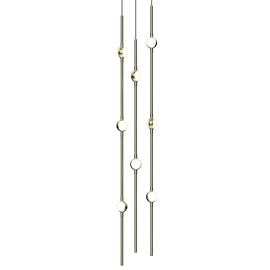 Sonneman Constellation Andromeda 8 Light 6" Wide LED Abstract Multi Light Pendant - Image 1