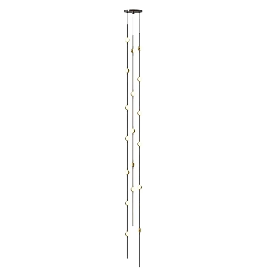 Sonneman Constellation 6" Wide Beaded Chandelier - Image 2