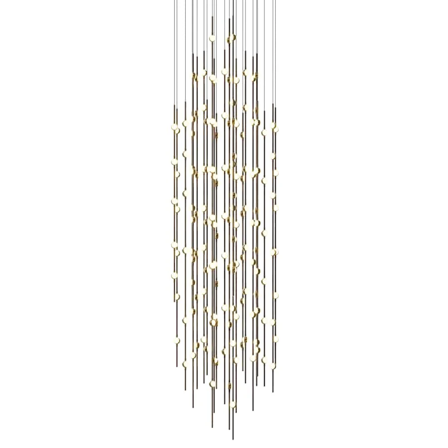 Sonneman Constellation 25" Wide Beaded Chandelier - Image 2