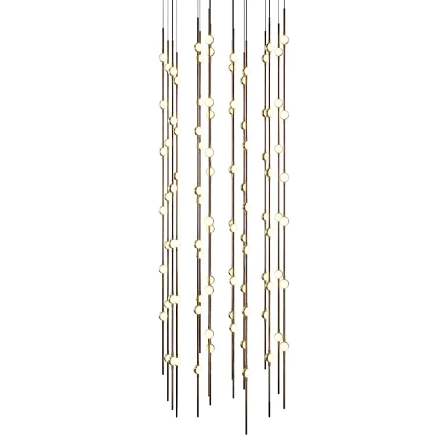 Sonneman Constellation 22" Wide Beaded Chandelier - Image 1
