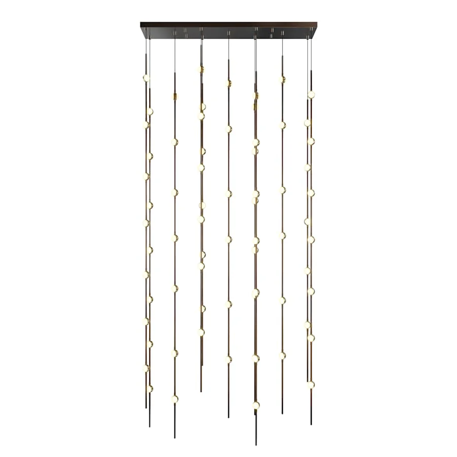 Sonneman Constellation 36" Wide Beaded Chandelier - Image 2