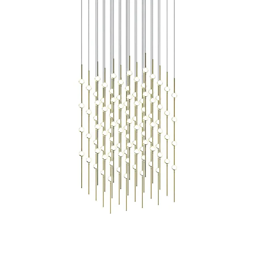 Sonneman Constellation Cosmic Cube 100 Light 21″ Wide LED Abstract Multi Light Pendant