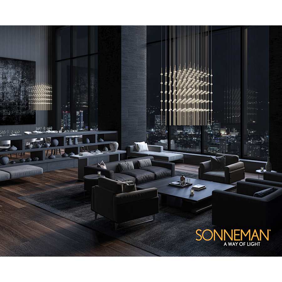 Sonneman Constellation 21" Wide Chandelier - Image 3