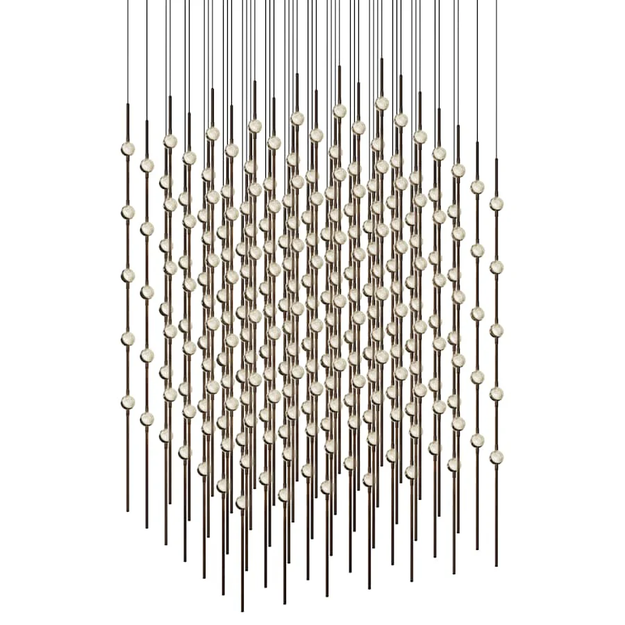 Sonneman Constellation 30" Wide Beaded Chandelier - Image 1