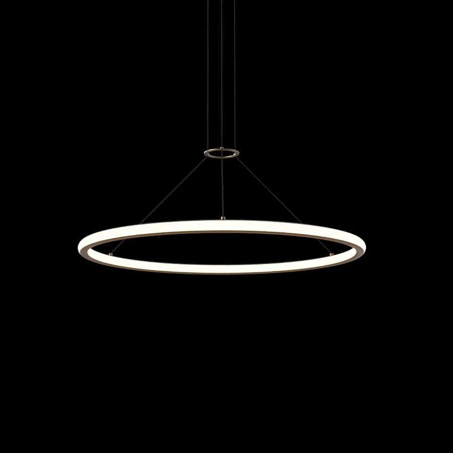 Sonneman Luna 38" Wide LED Ring Chandelier - 2700K - Image 2