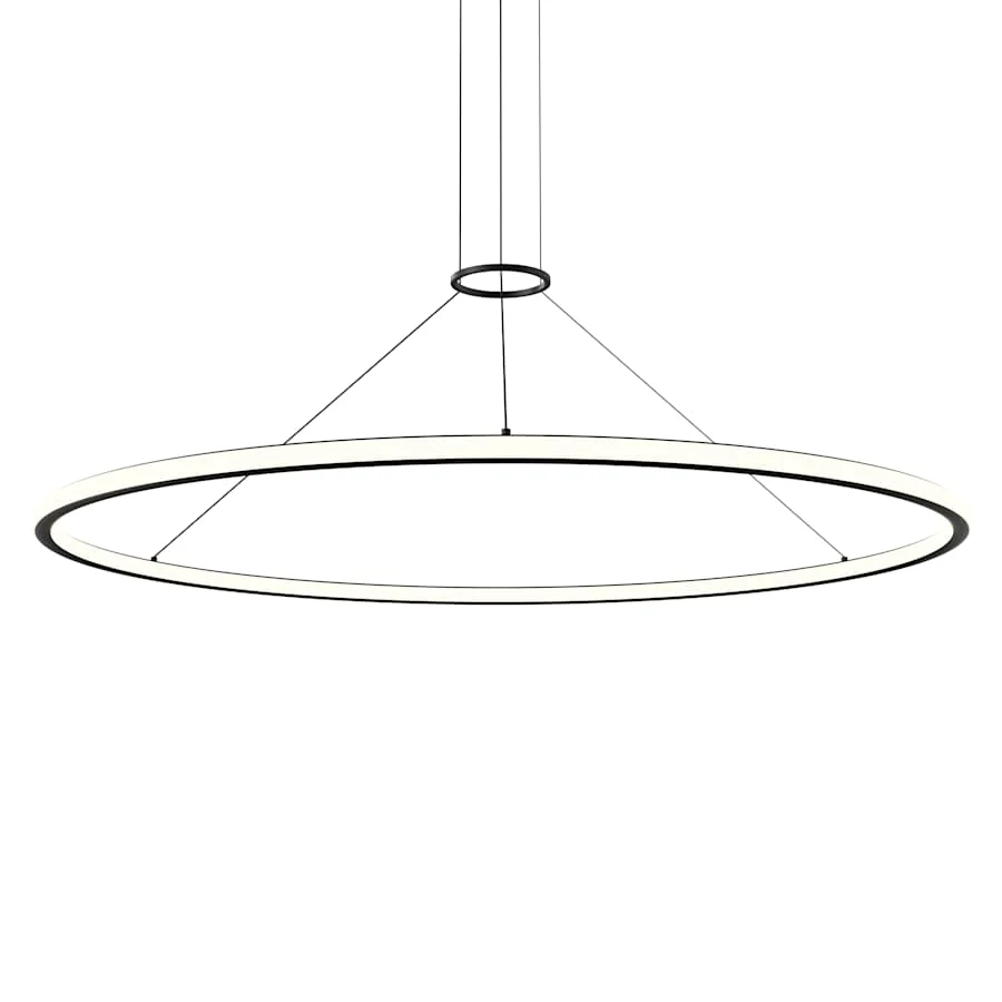Sonneman Luna 62″ Wide LED Ring Chandelier – 2700K