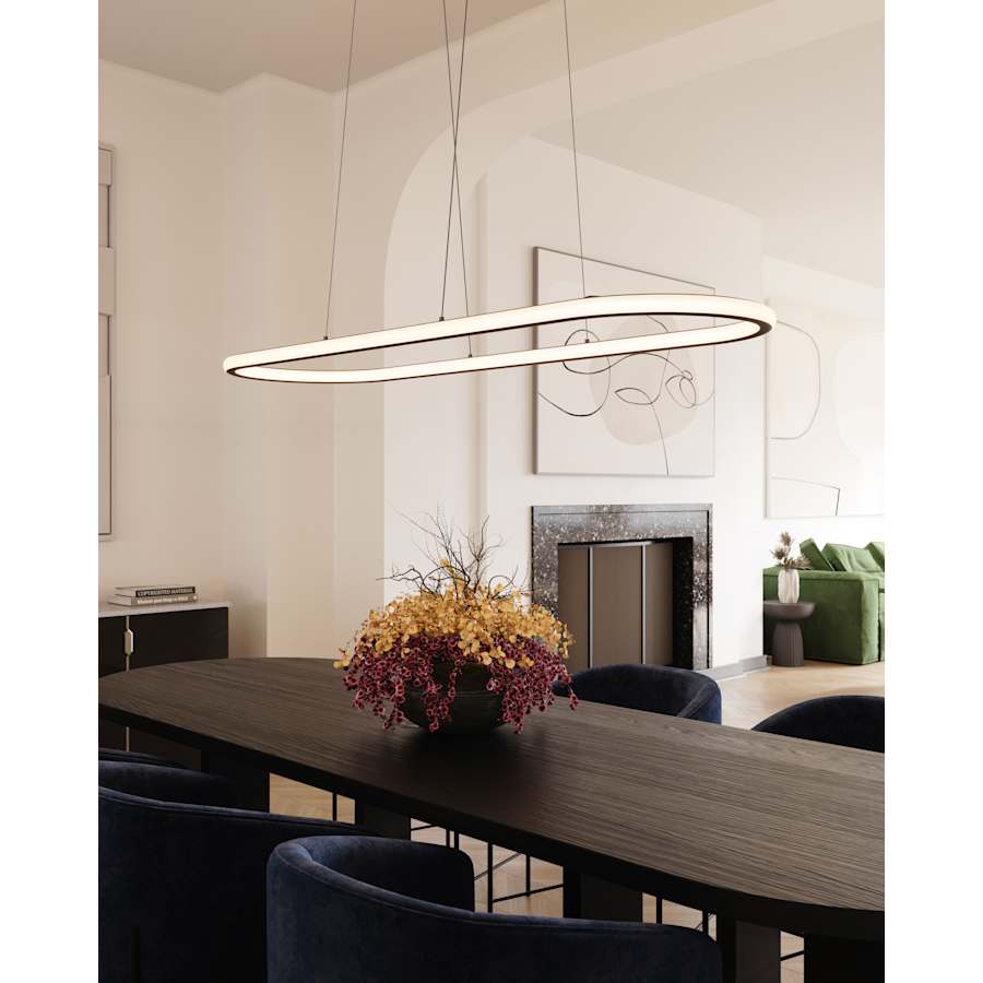 Sonneman Luna 2 Light 62" Wide LED Suspension Pendant - Image 3