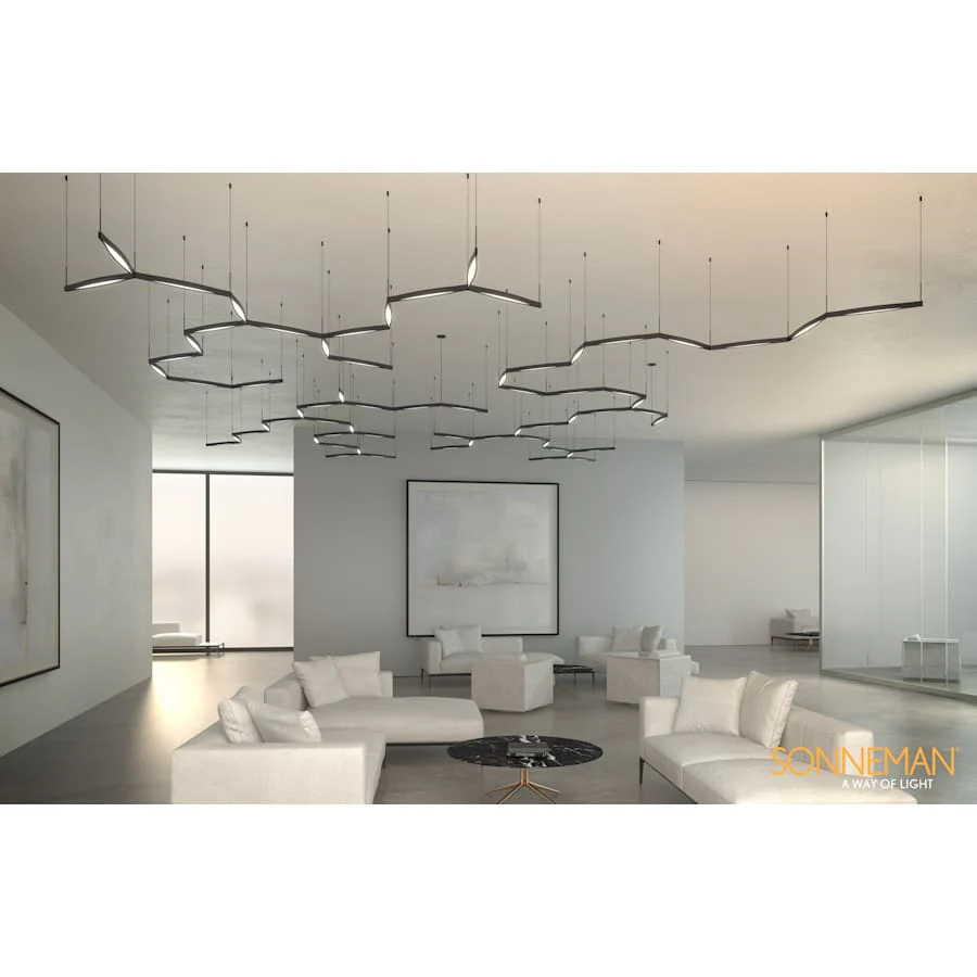 Sonneman Ola 55" Wide LED Linear Chandelier - Image 2