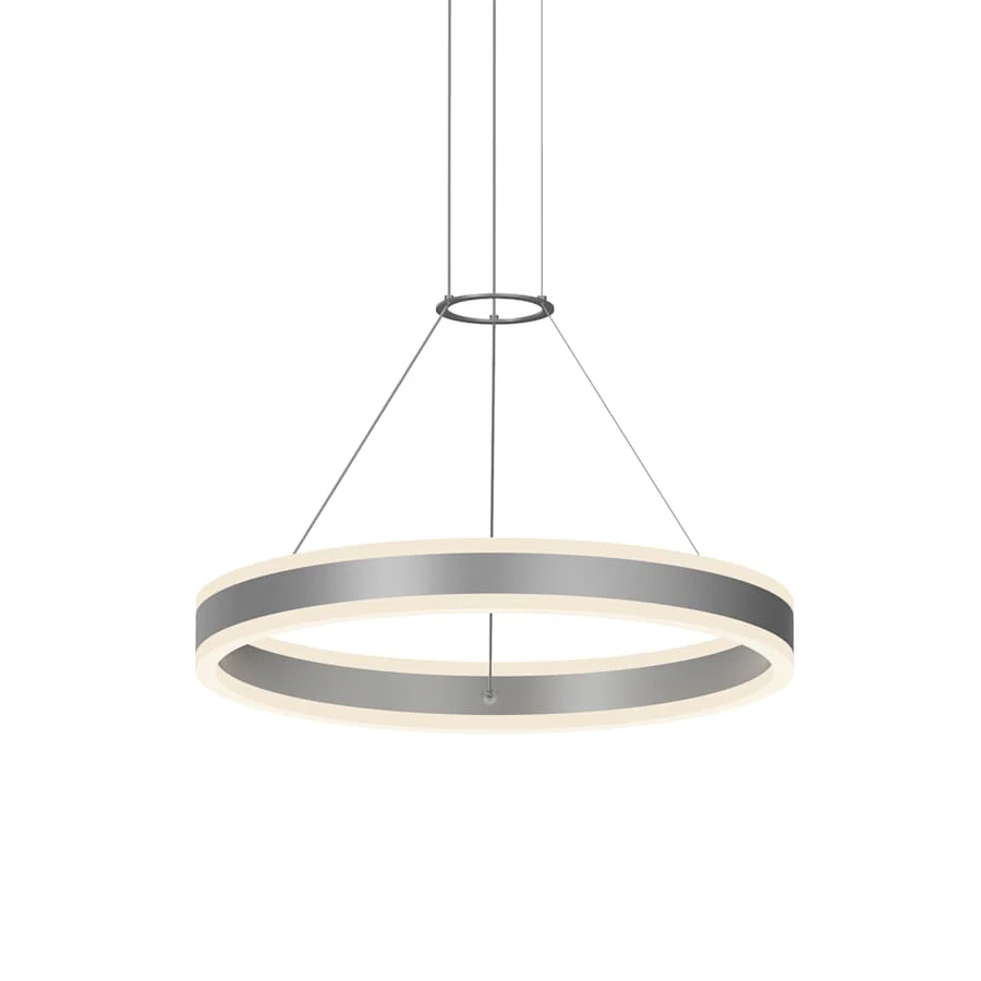 Sonneman Double Corona 24" Wide Suspension Pendant - Image 1