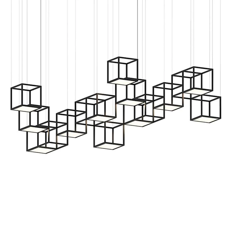 Sonneman Cubix 12 Light LED Pendant - Image 1