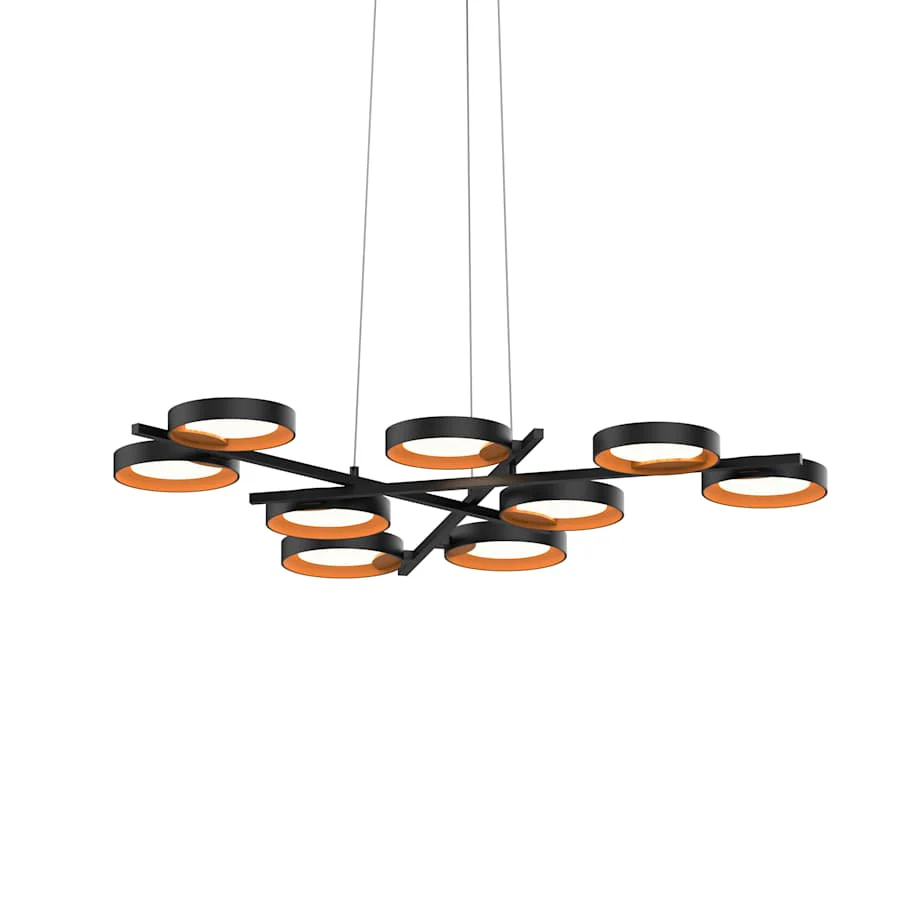 Sonneman Light Guide Ring 9 Light 48-1/4" Wide Full Sized Pendant - Image 1