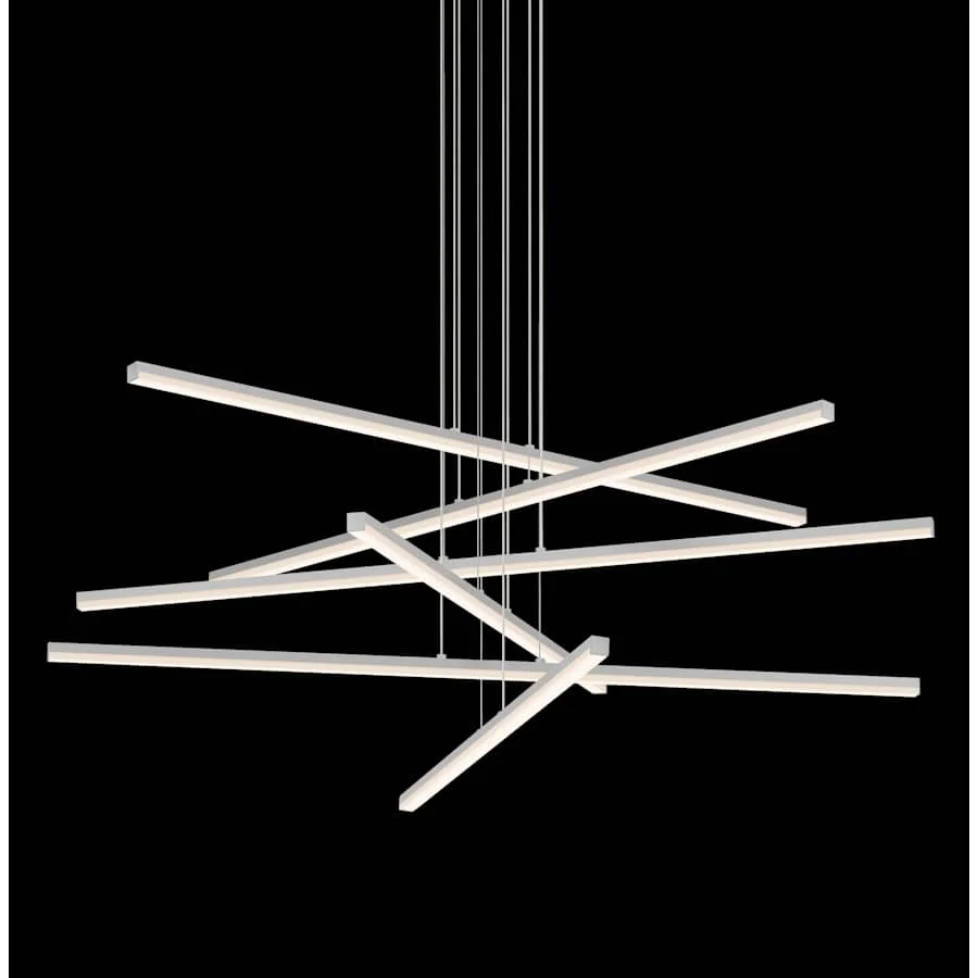 Sonneman Stix 40" Wide 6 Arm LED Chandelier - Image 3