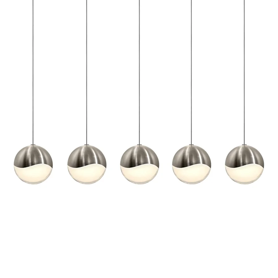 Sonneman Grapes 5 Light 38″ Wide LED Suspension Linear Pendant