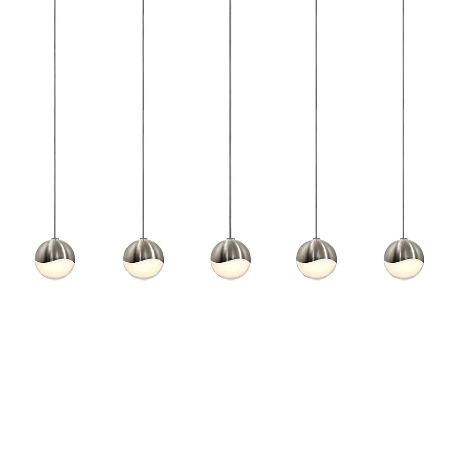 Sonneman Grapes 5 Light 37" Wide LED Suspension Linear Pendant - Image 1