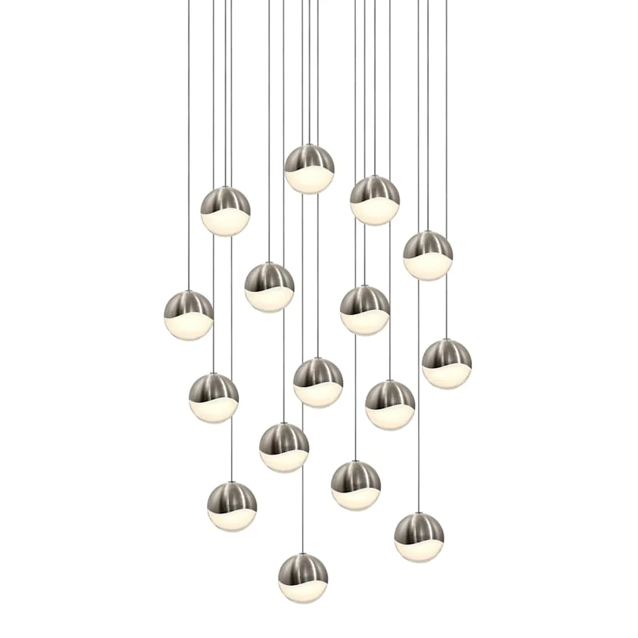 Sonneman Grapes 16 Light 24" Wide LED Suspension Multi Light Pendant - Image 1