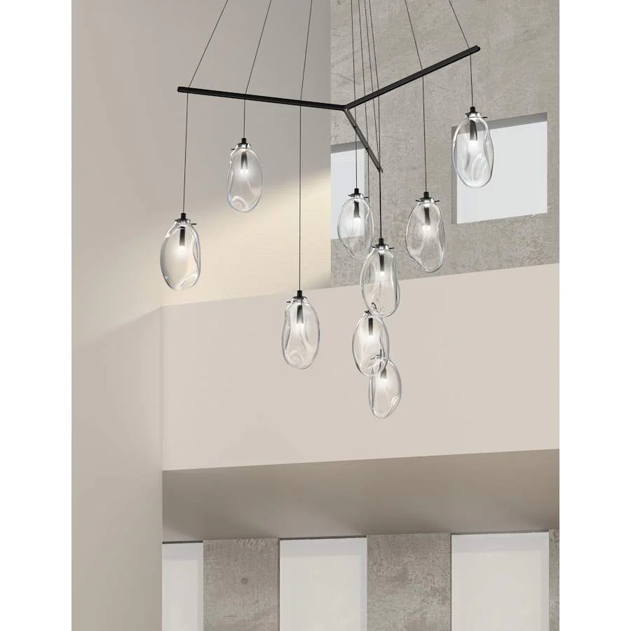 Sonneman Liquid 9 Light 51" Wide Full Sized Pendant - Image 3