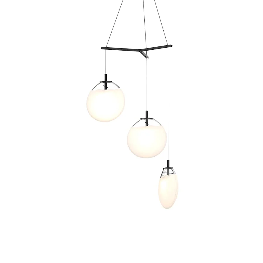 Sonneman Cantina 3 Light 33" Wide Full Sized Pendant - Image 1