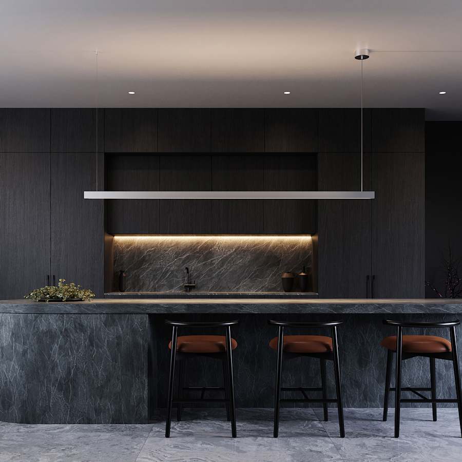 Sonneman Lithe 96" Wide Suspension Linear Pendant - Image 2
