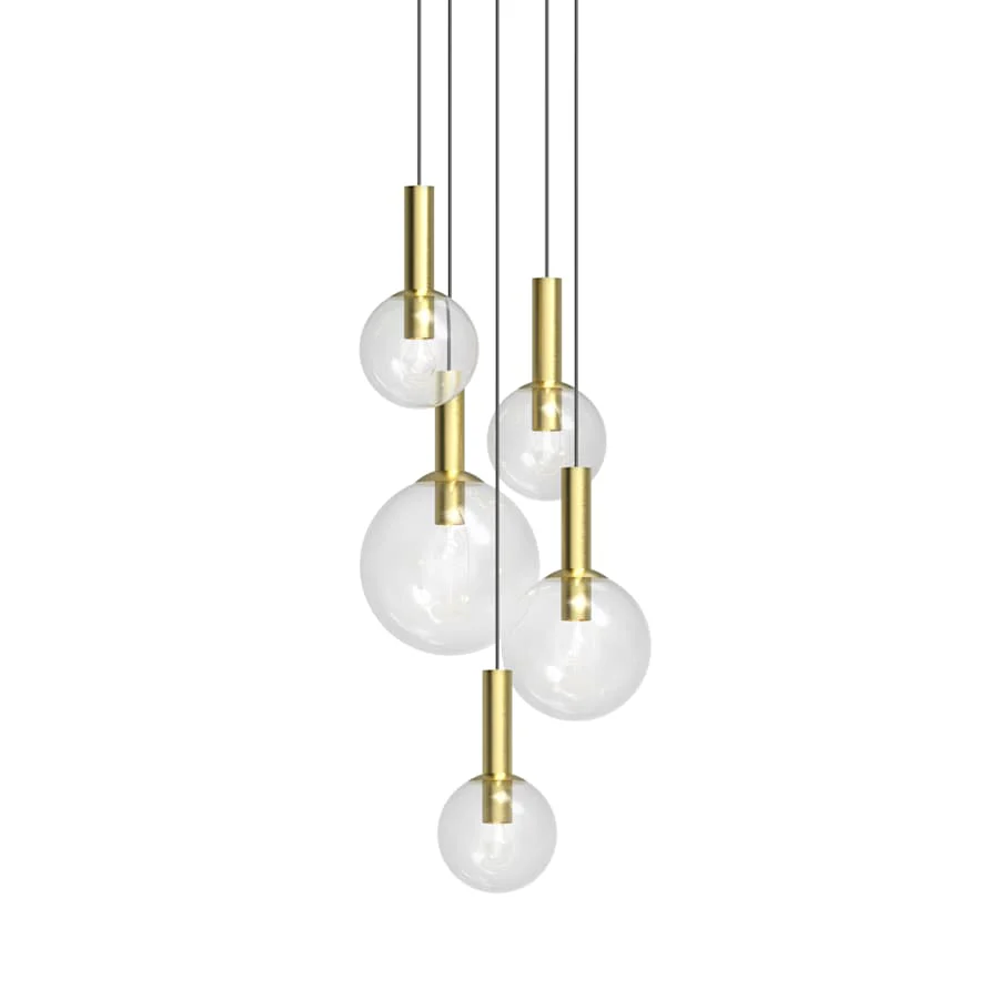 Sonneman Bubbles 5 Light 26" Wide Multi Light Pendant - Image 1