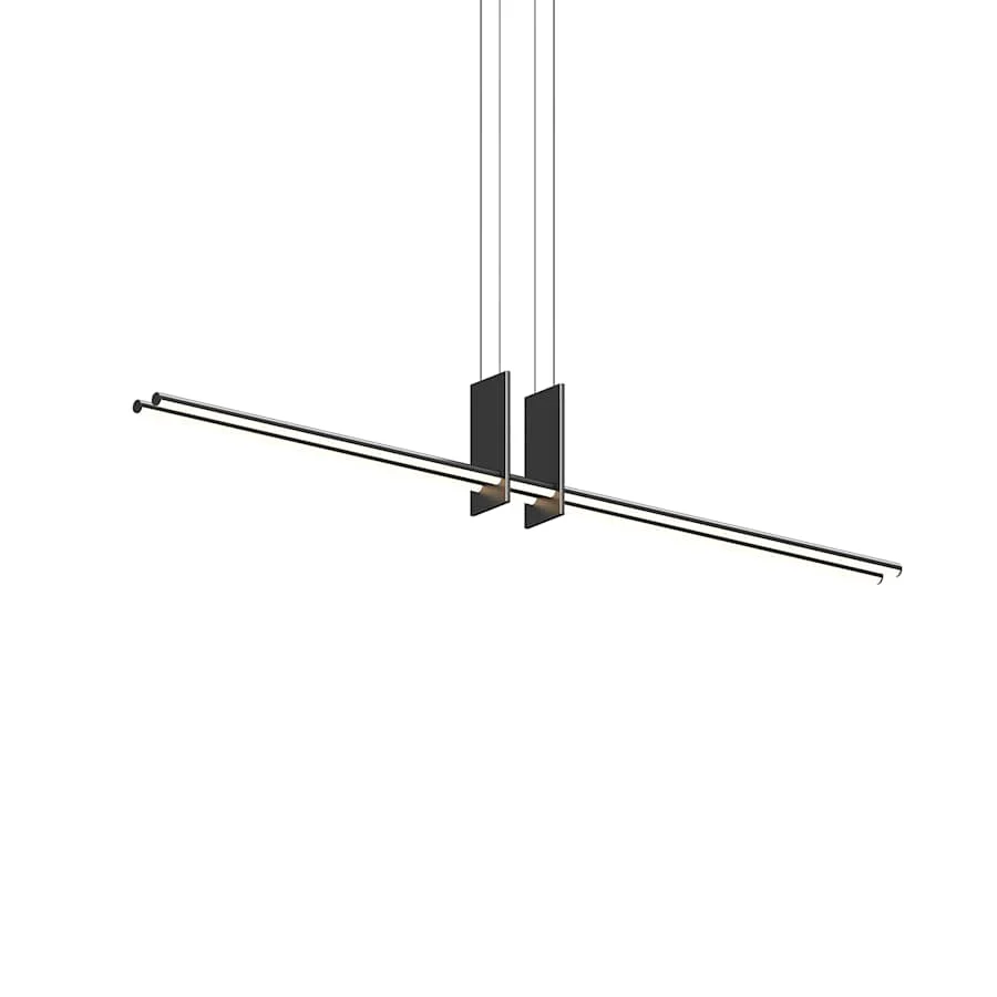Sonneman Fino Duo 60" Wide Suspension Linear Pendant - Image 1