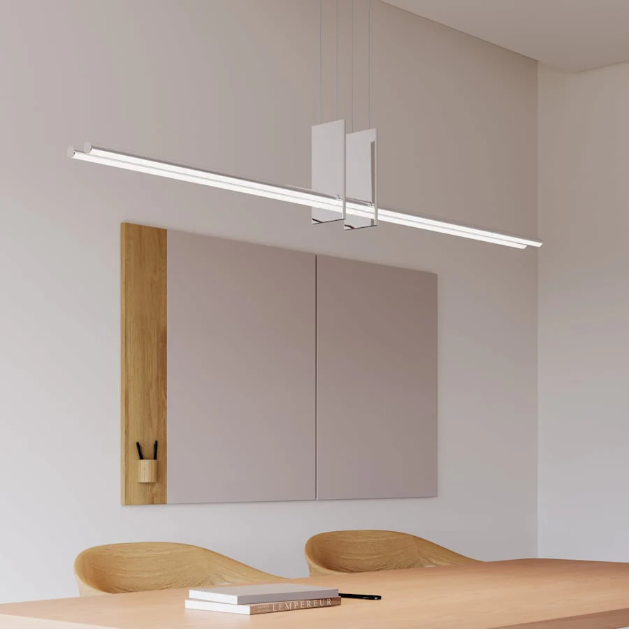Sonneman Fino Duo 60" Wide Suspension Linear Pendant - Image 2