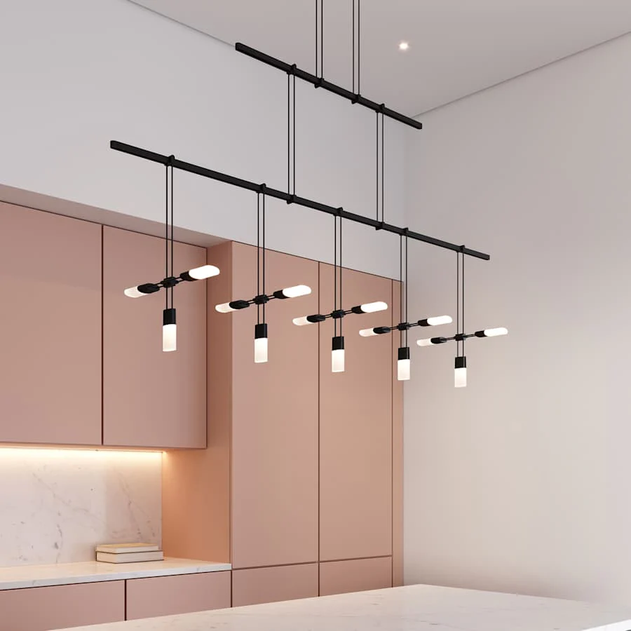 Sonneman Suspenders LED 2-Tier Linear Pendant - Image 3