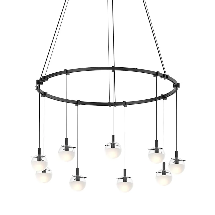 Sonneman Suspenders LED Single Ring Multi Light Pendant