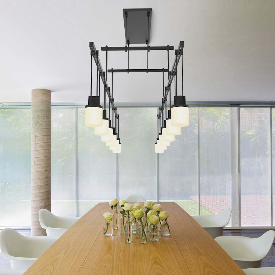 Sonneman Suspenders LED 2-Tier Tandem Linear Pendant - Image 2
