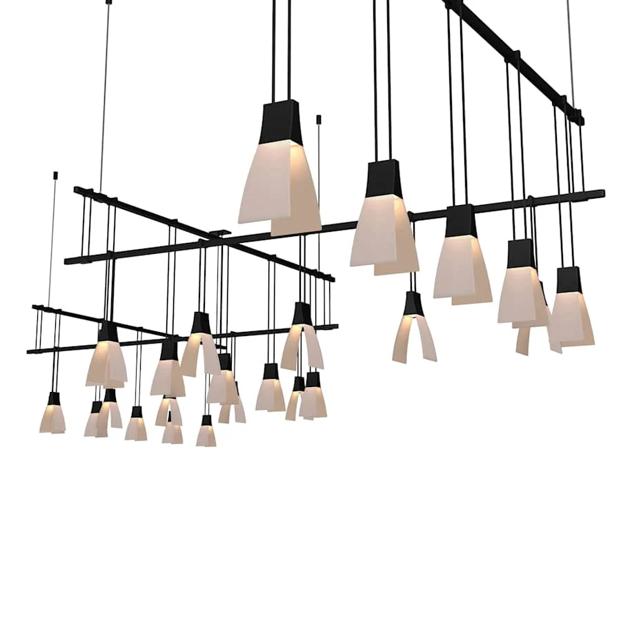 Sonneman Suspenders LED 5-Bar Zig Zag Multi Light Pendant - Image 1
