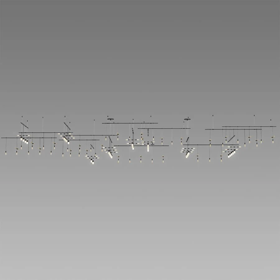 Sonneman Suspenders 4-Tier Gallery Matrix LED Lighting System - Image 3